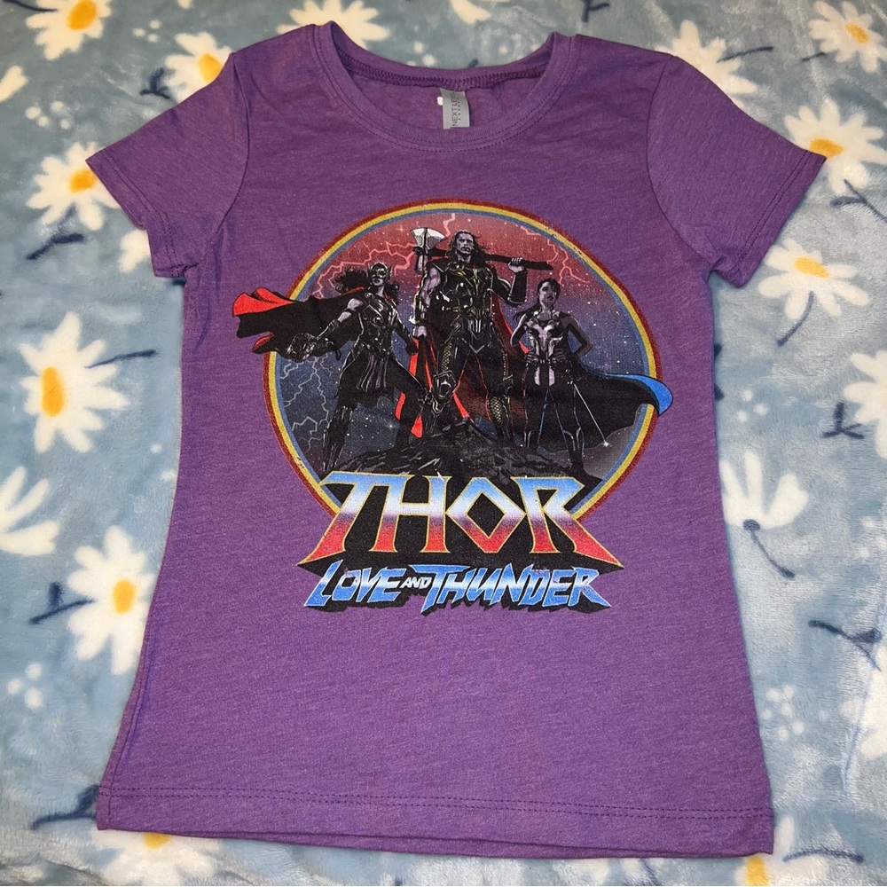 Thor Love and Thunder Next Level Girls Size S 6 6X Small New NWOT Shirt